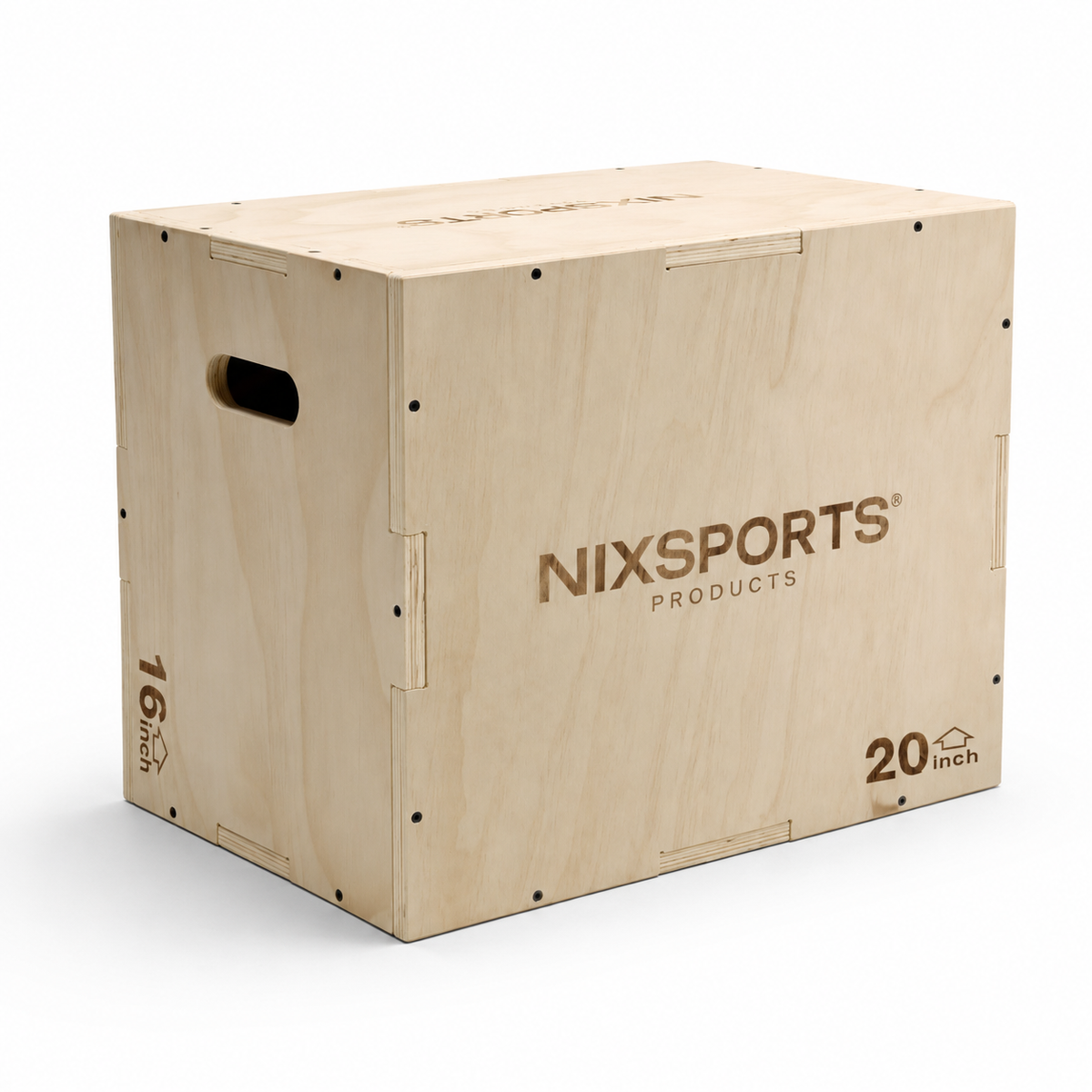 Cajón Pliométrico De Madera Tres Alturas