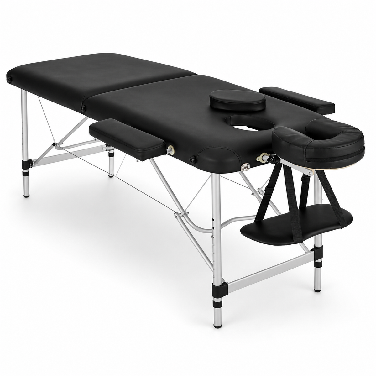 Camilla De Masaje Plegable 60 cm Altura Regulable Reposacabezas Nix Spa