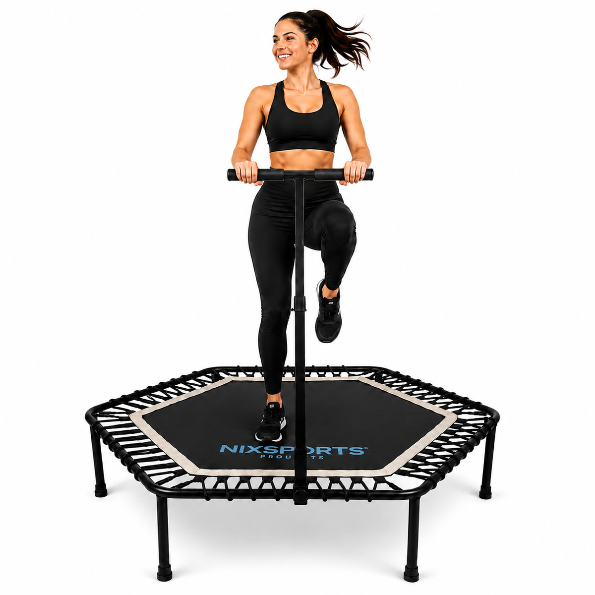 Trampoline fitness 3 en 1 pliable