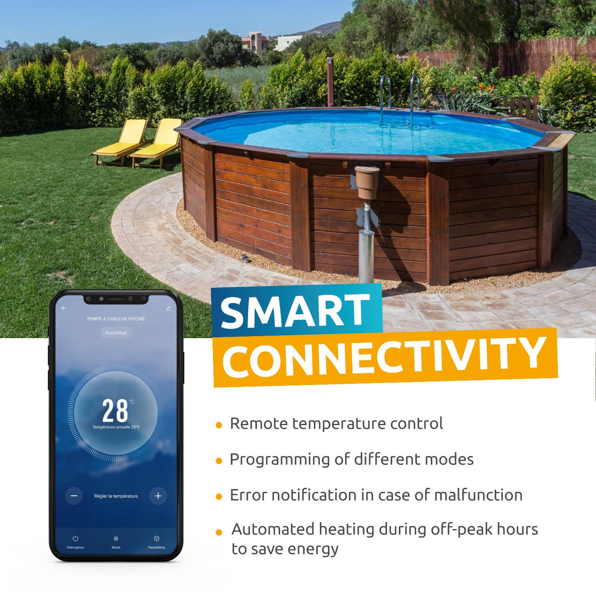 Poolex - Bomba de calor Nano para piscina