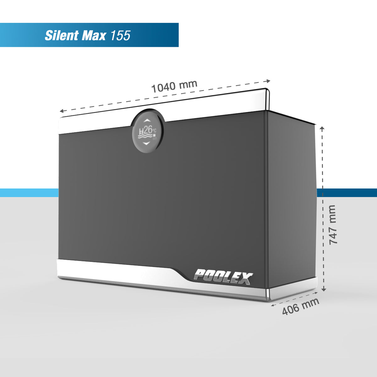 Poolex - Silent Max Full Inverter Wärmepumpe für Pool