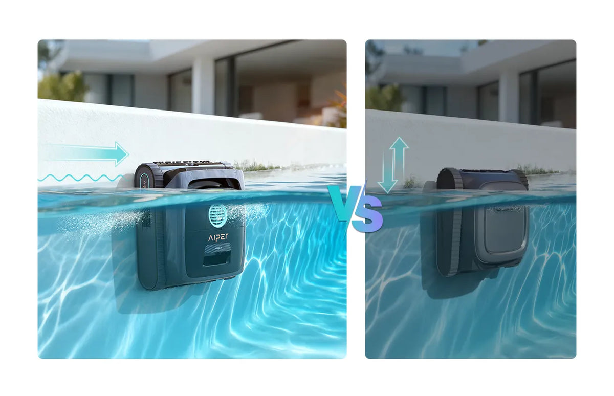 Limpieza horizontal de la línea de flotación JetAssist™