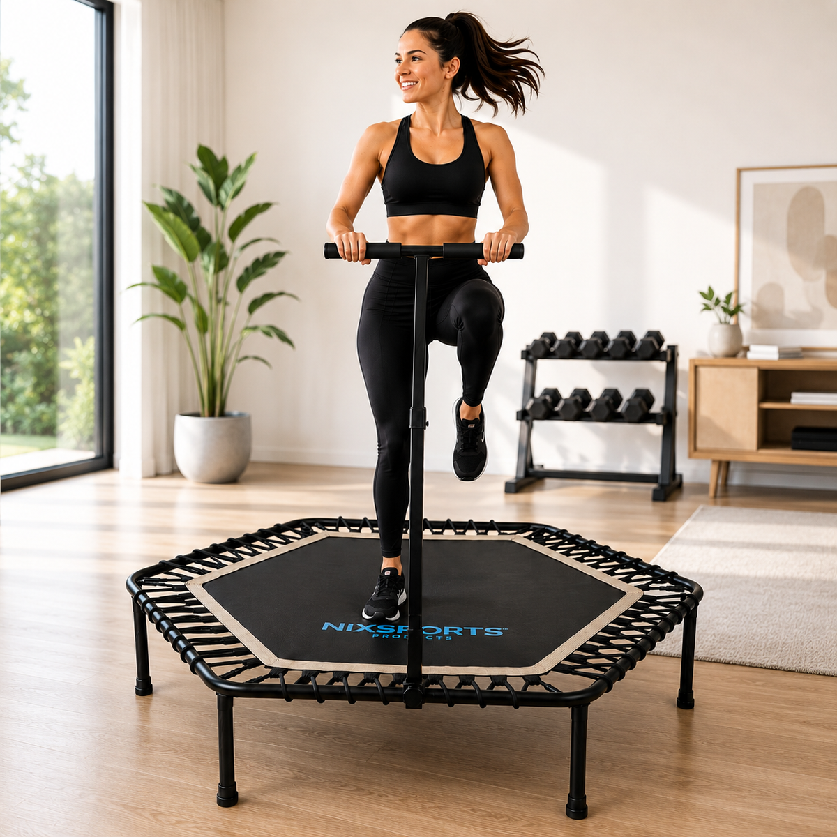 Tappeto elastico fitness 3 in 1 pieghevole
