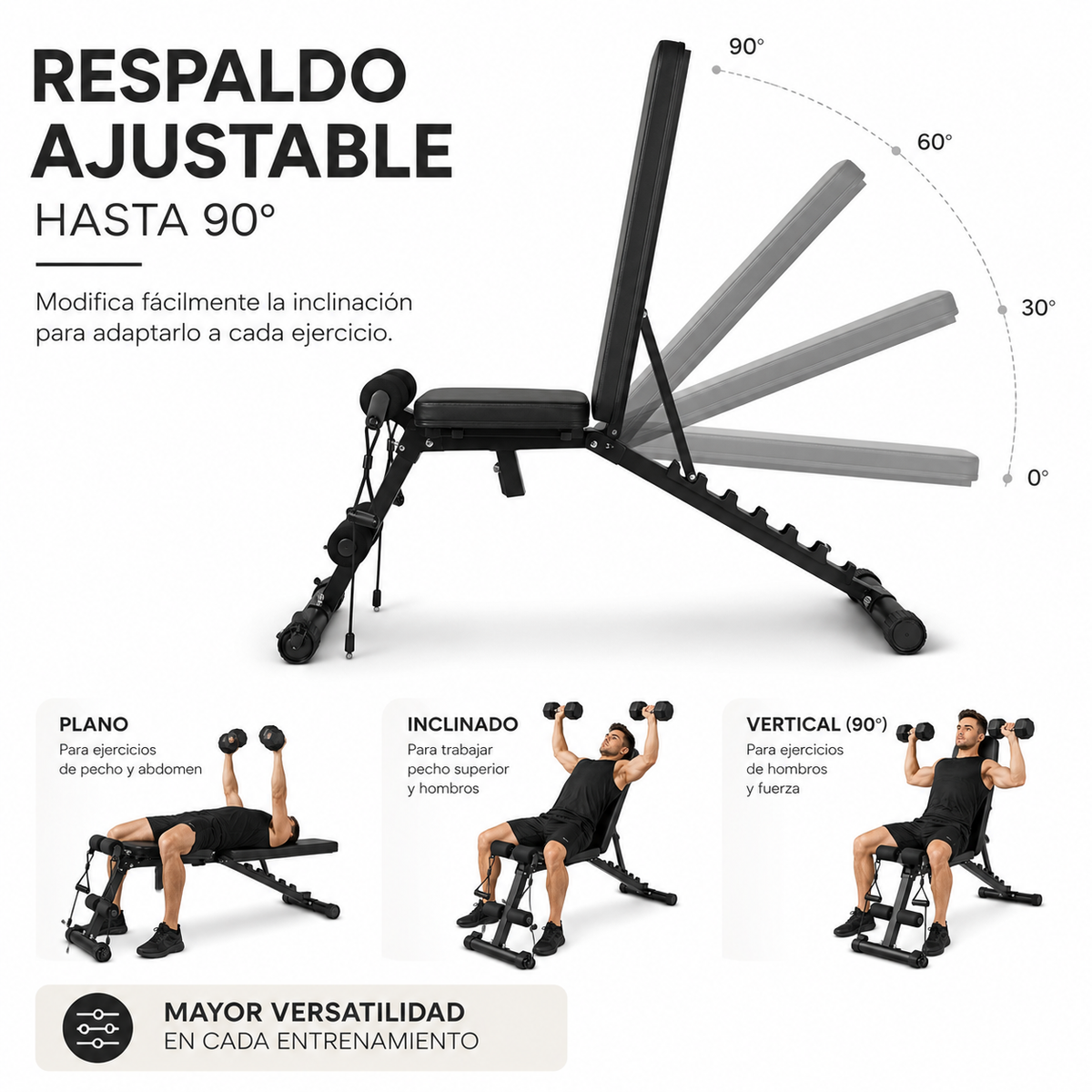 Panca palestra pieghevole 120 kg