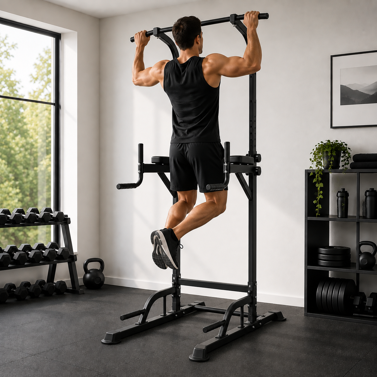 Tour de Tractions Multifonction avec Station VKR 150-230 cm