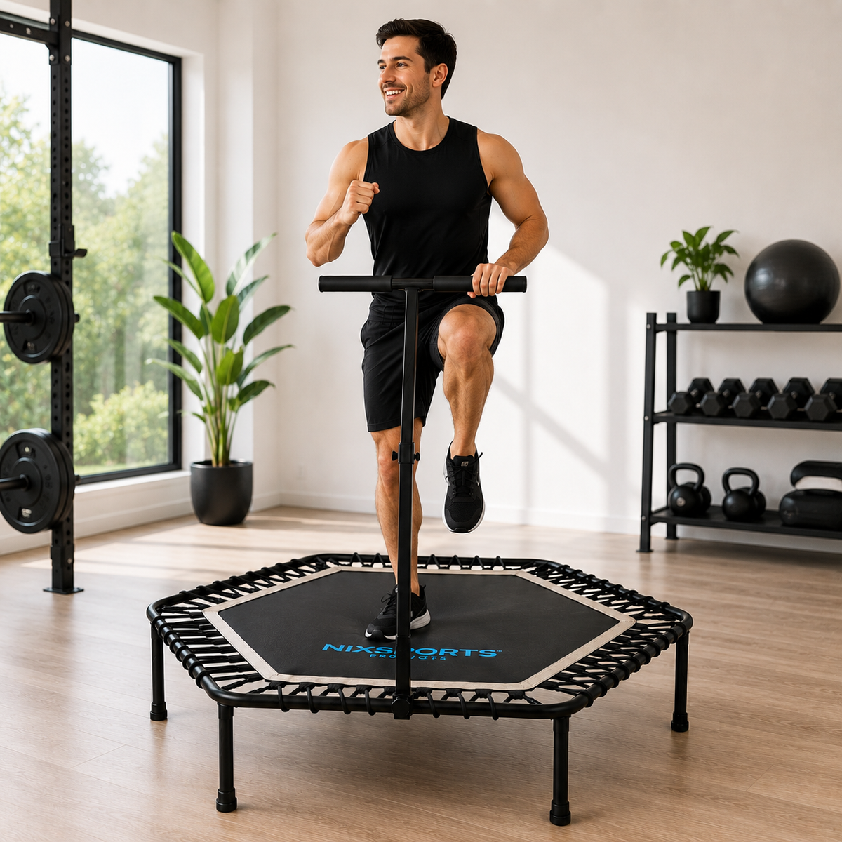 Tappeto elastico fitness 3 in 1 pieghevole