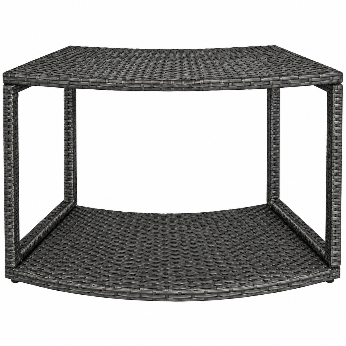 MSpa – Whirlpool-Set Bergen, 4–6 Personen, mit Rattan-Gartenmöbelset (rund)