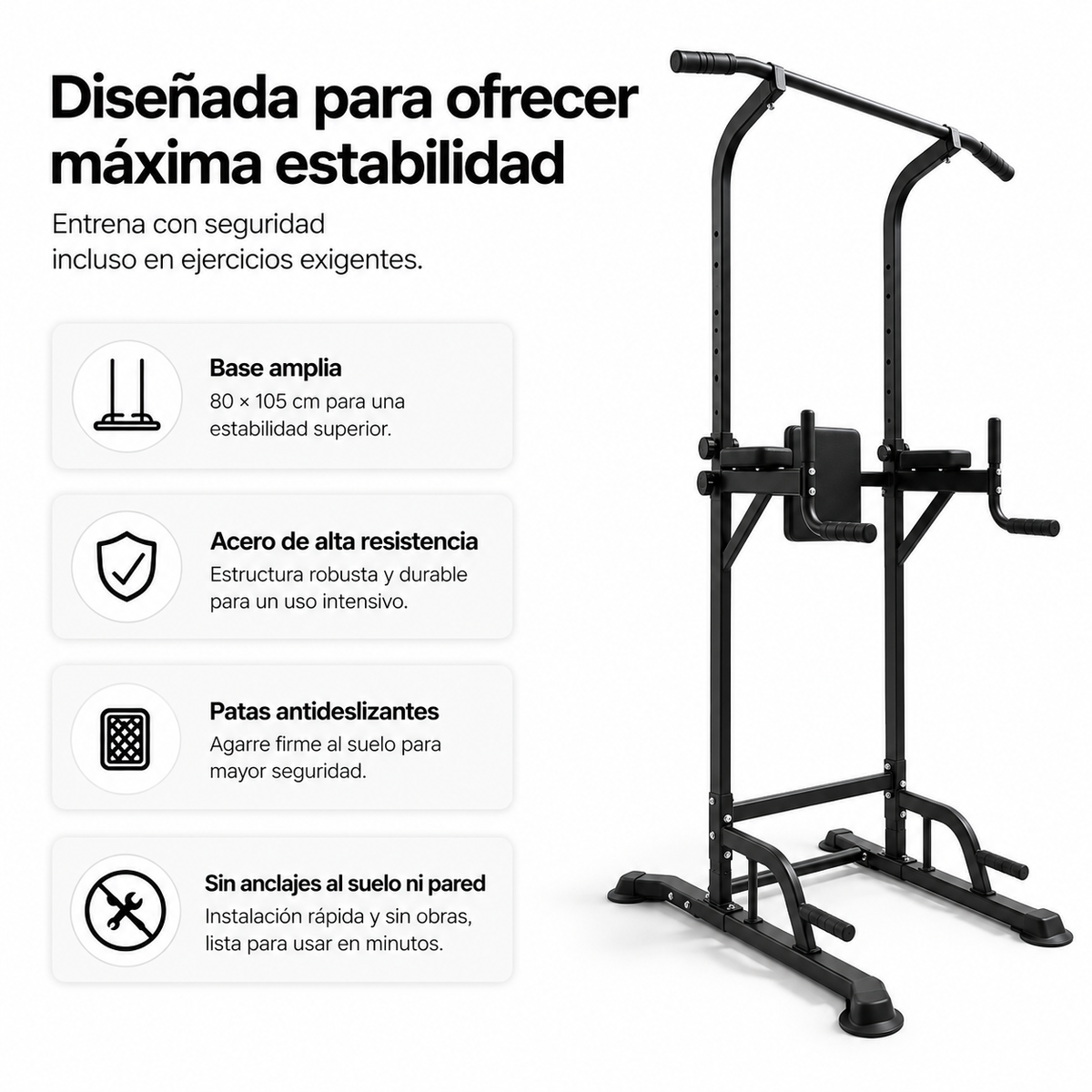 Tour de Tractions Multifonction avec Station VKR 150-230 cm