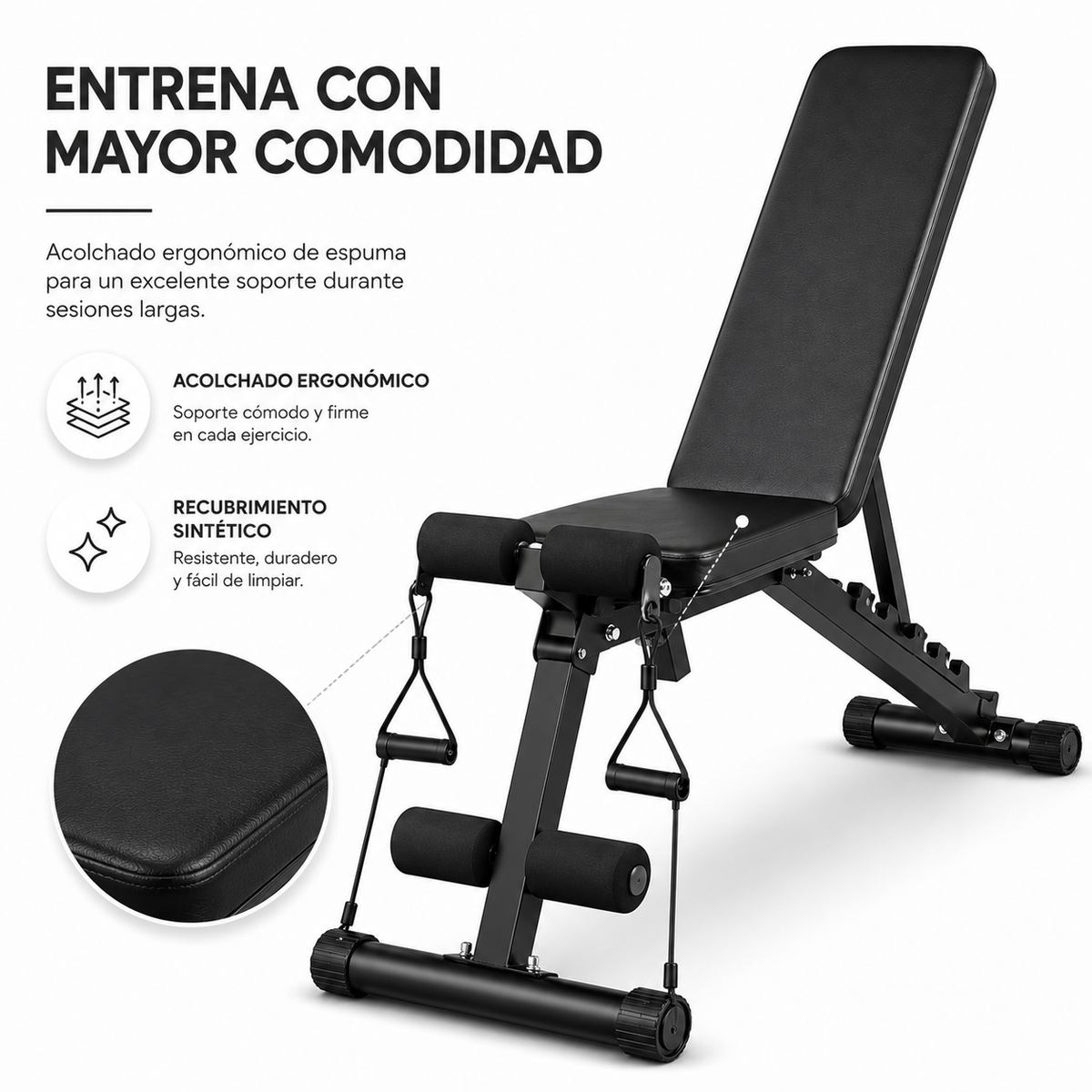 Panca palestra pieghevole 120 kg