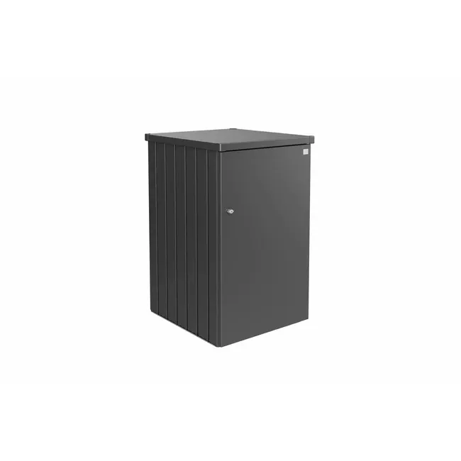 Biohort – Alex contenedor de cubos de basura modular con ruedas Gris oscuro metálico