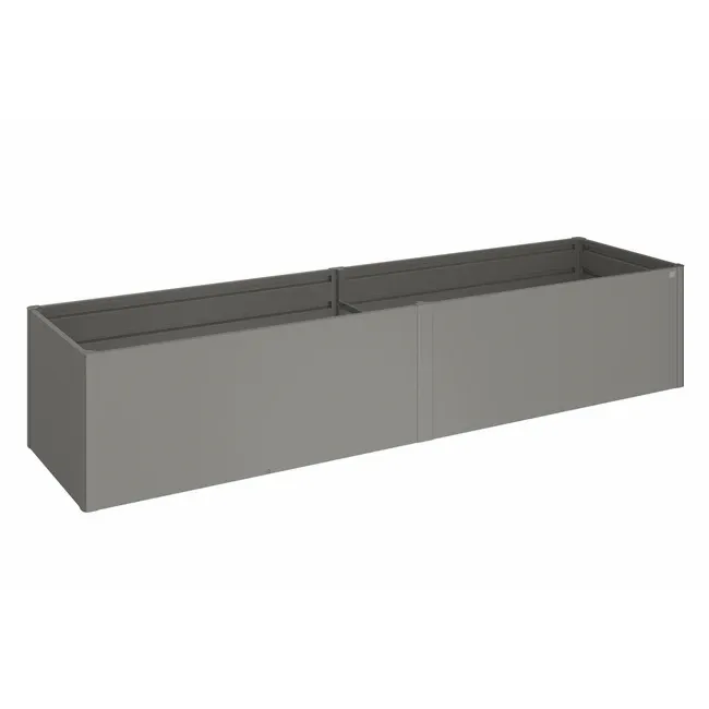 Biohort – Erhöhtes Metall-Stadtbeet Quarzgrau Metallic
