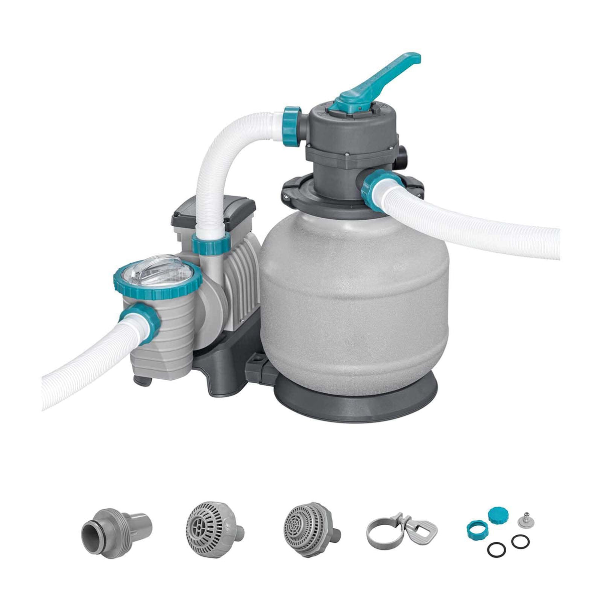 Bestway – Flowclear depuradora de arena 8.327 L/h para piscinas elevadas
