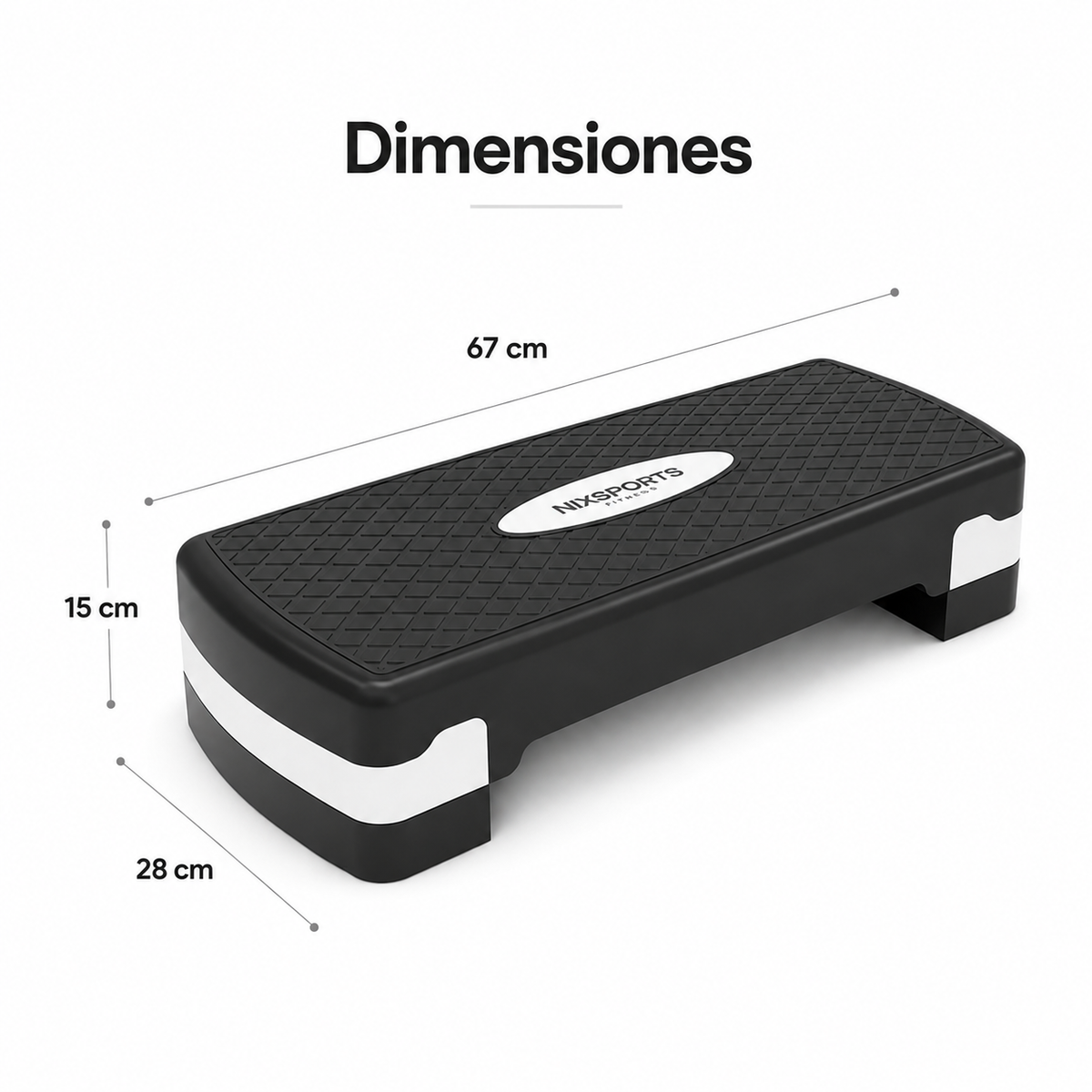 Step Aeróbico Antiderrapante 67 cm