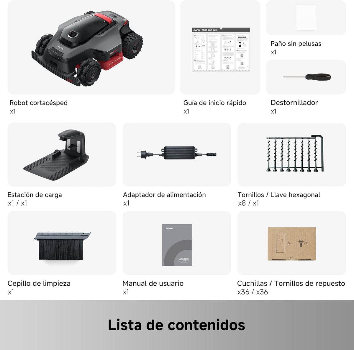 Mova – LiDAX Ultra 1000 robot cortacésped sin cable AWD