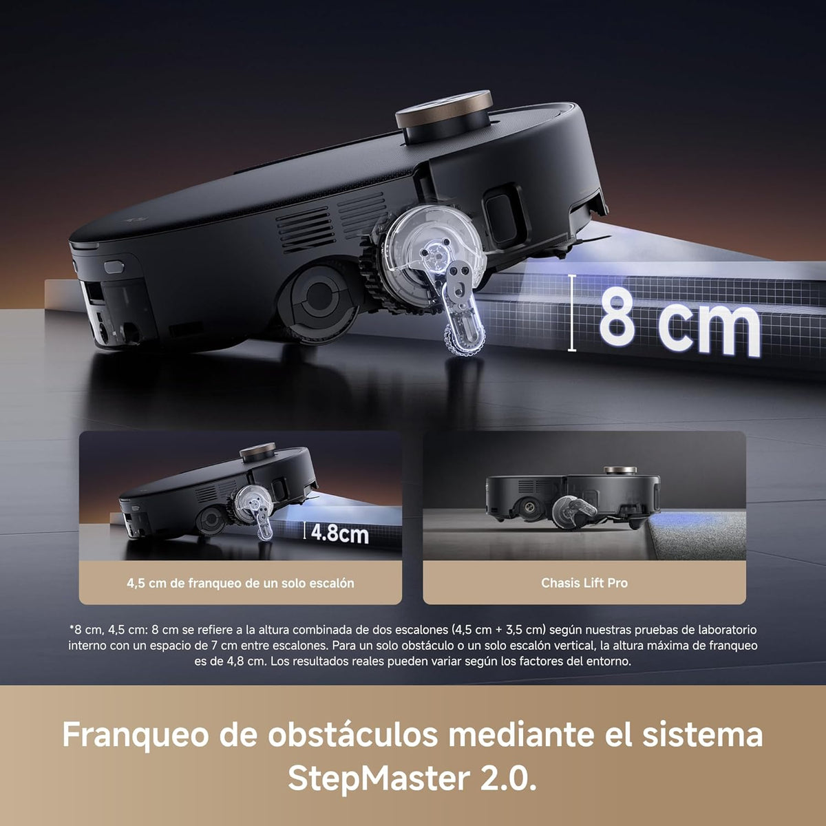 Mova – Z60 Ultra Roller Complete robot aspirador blanco