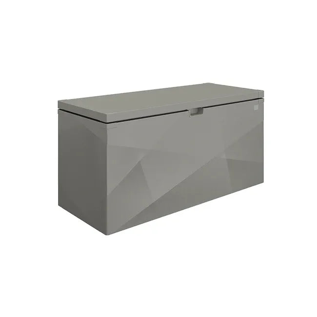 Biohort – StyleBox coffre métallique design pour extérieur Gris quartz métallique