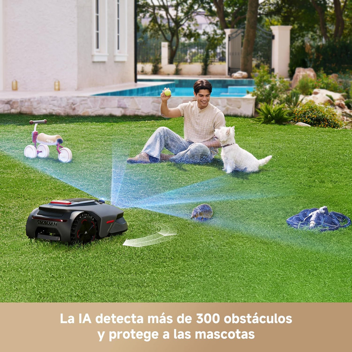 Mova – LiDAX Ultra 1200 robot cortacésped sin cable perimetral