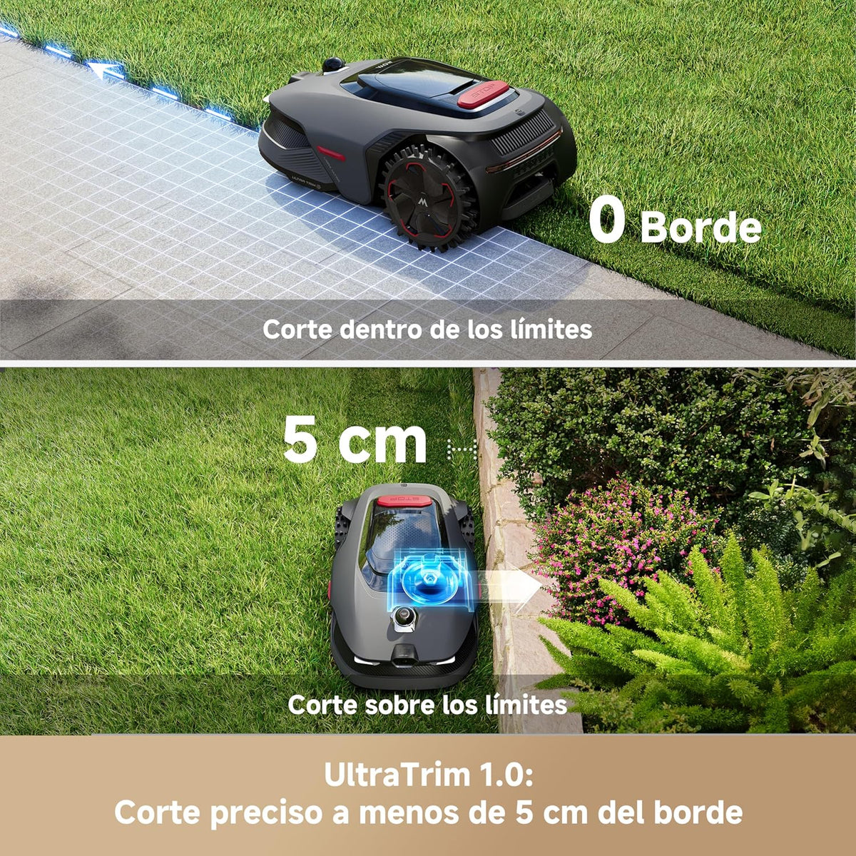 Mova – LiDAX Ultra 1200 robot cortacésped sin cable perimetral