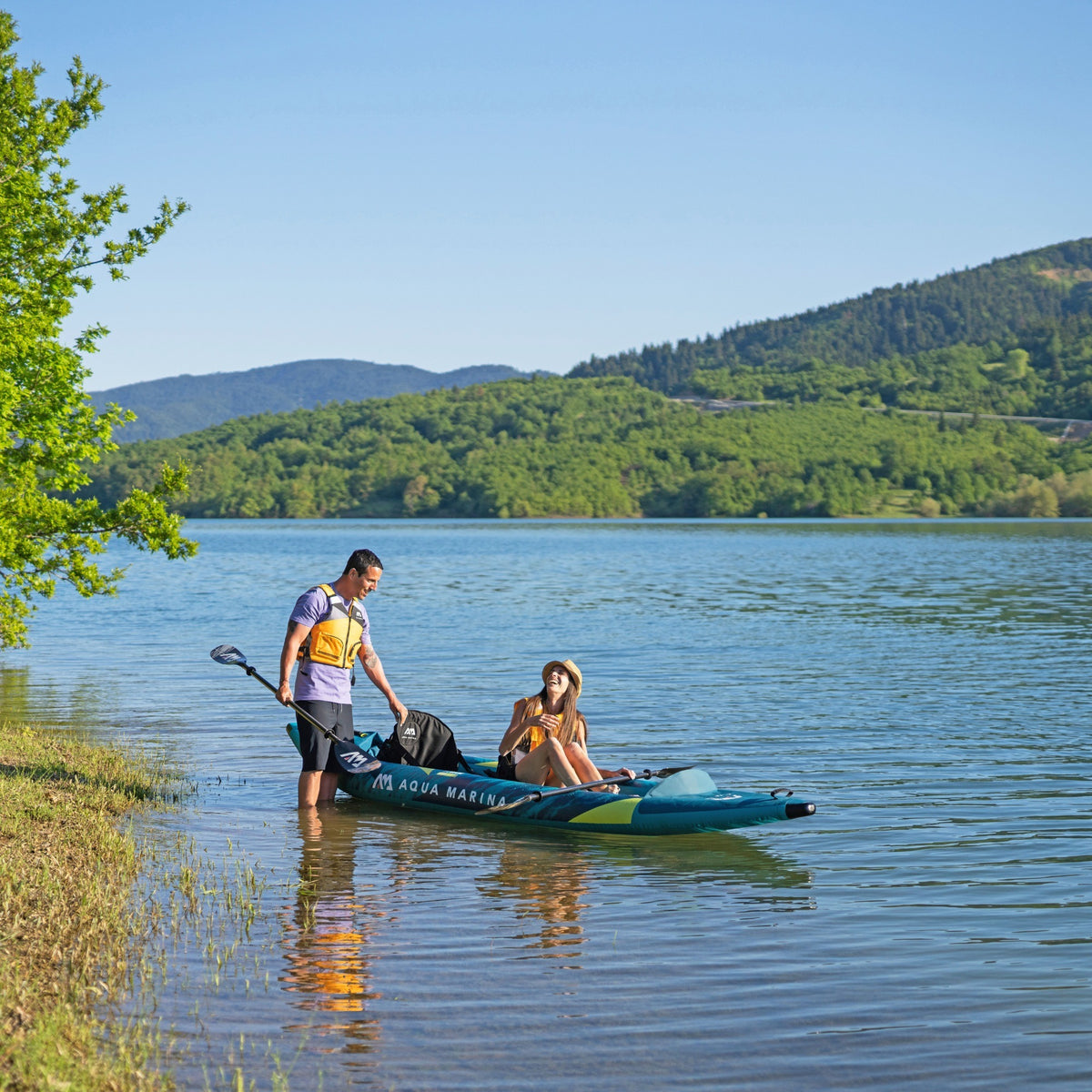Aqua Marina - Steam 13'6" ST-412 aufblasbares Kajak 2 Personen
