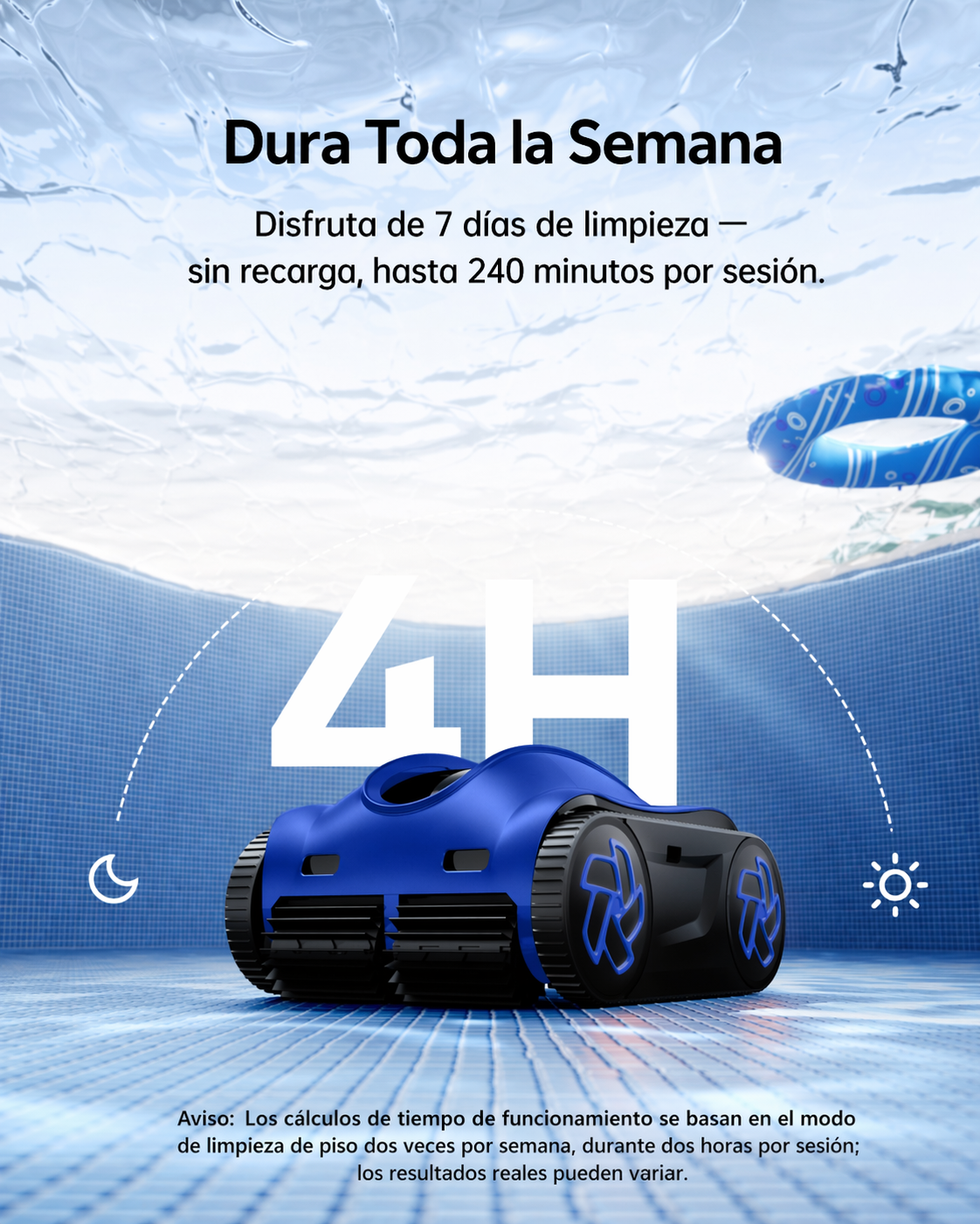 iGarden K40 robot limpiafondos de piscina sin cable automático