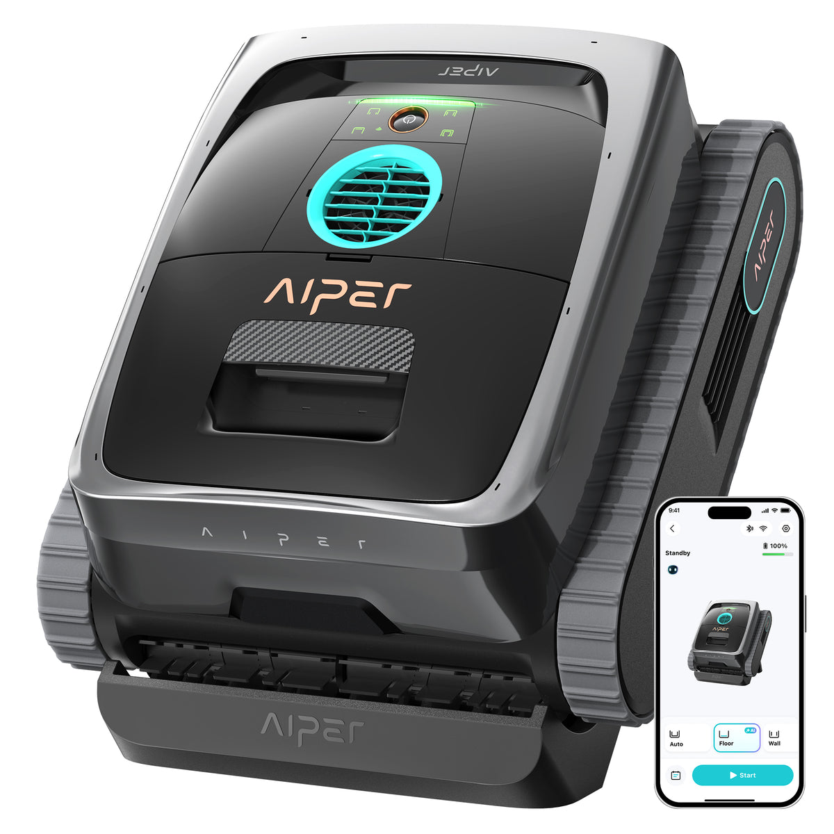 Aiper Scuba V3 snoerloze, op batterijen werkende zwembadrobot