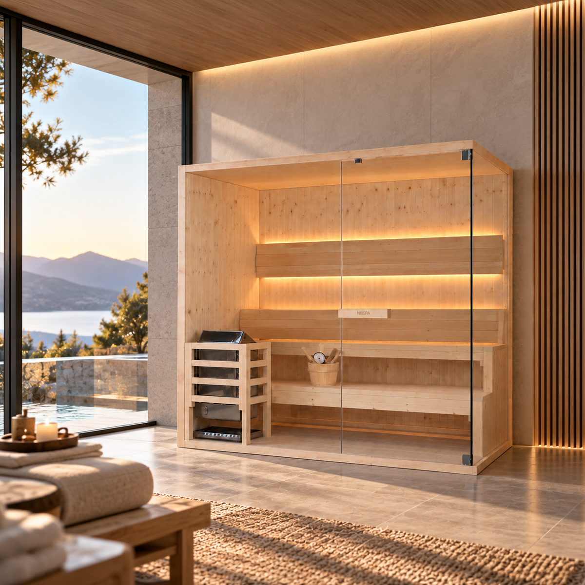 Sauna Finlandesa para Casa 4-5 Personas