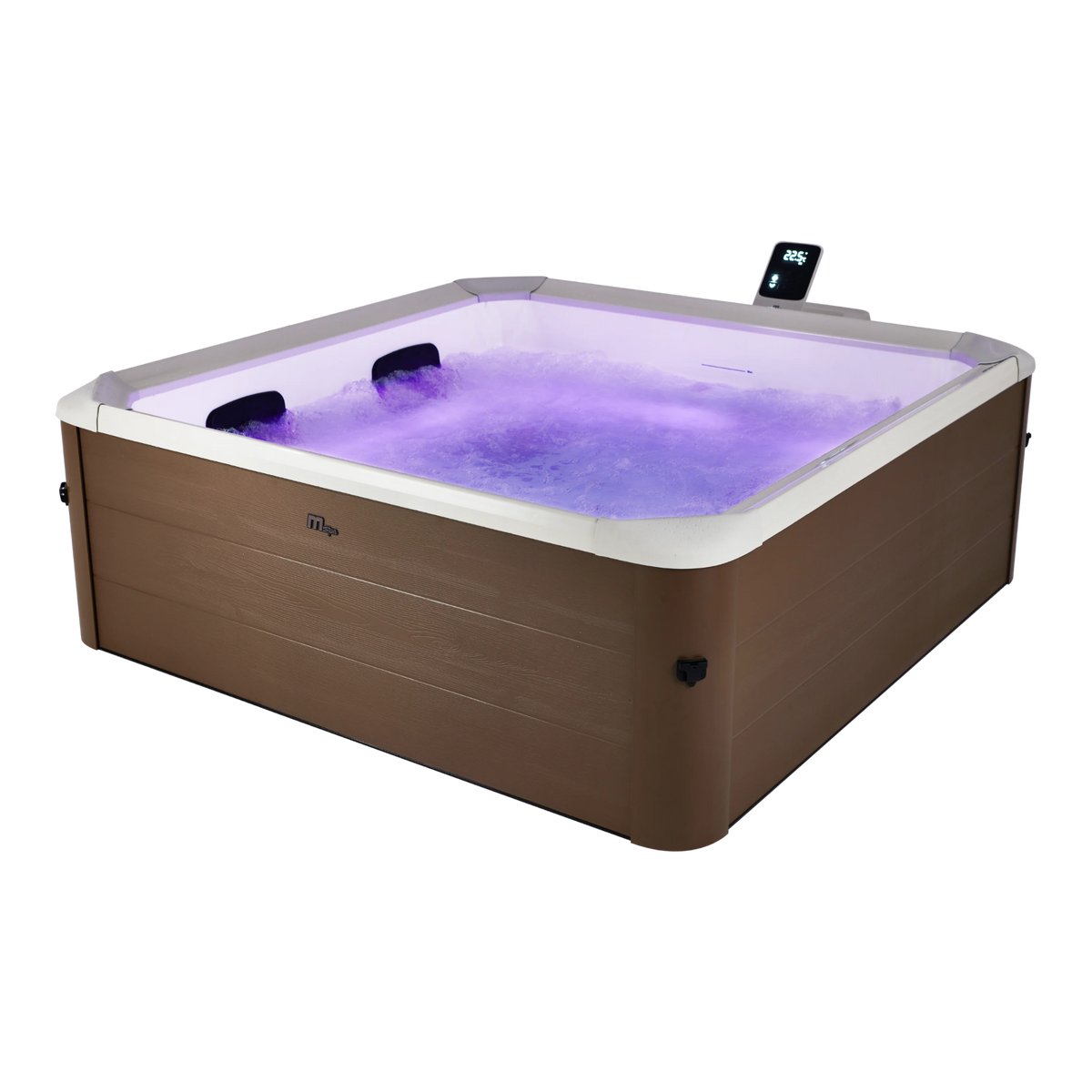 MSpa – Spa rígido cuadrado Amber Aero Plus 4–6 personas - BricoandPool