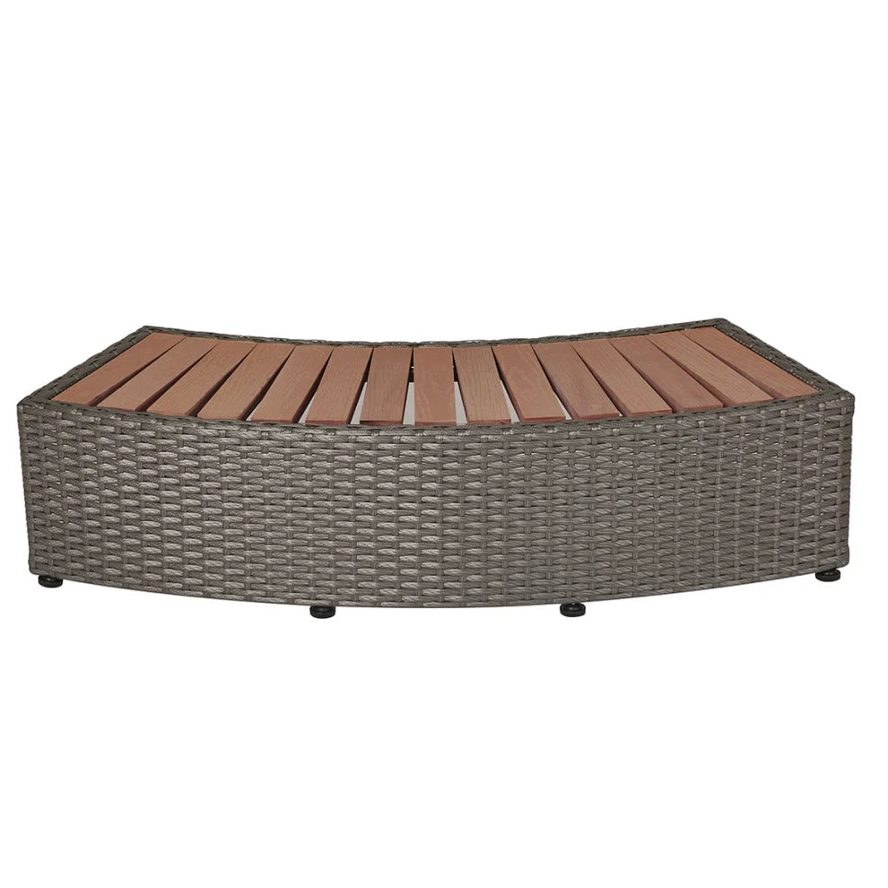 MSpa - Wicker Step B0303095 escalón para spa efecto mimbre