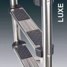 AstralPoll - Escalera Piscina Acero Inox./Madera Elegance - BricoandPool