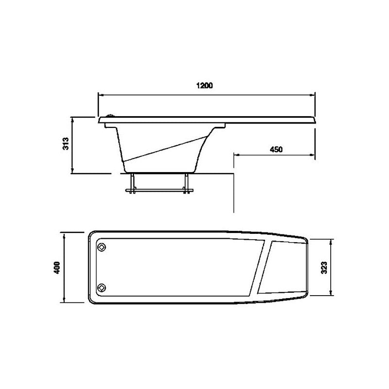 AstralPool - Duikplank 1200 Dynamic - BricoandPool