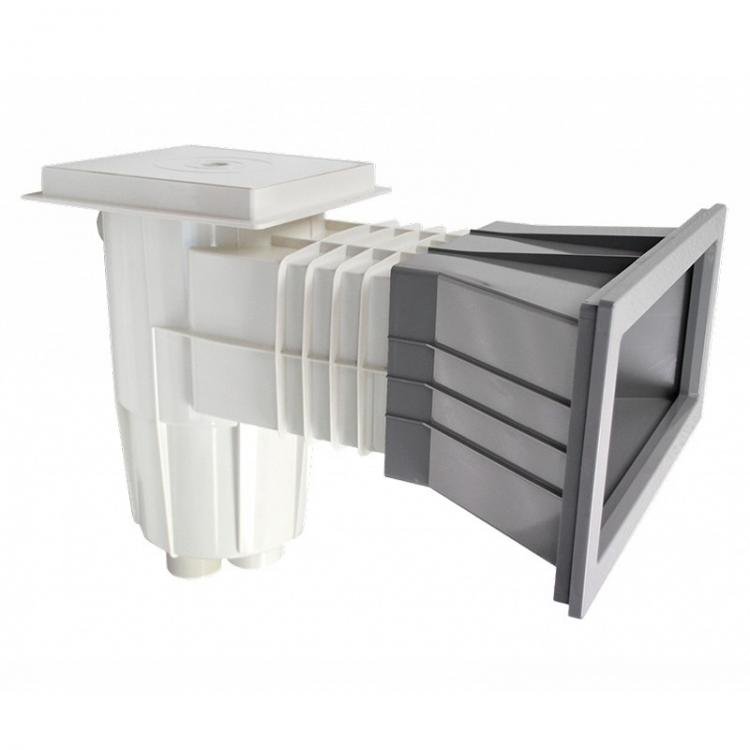 AstralPool - Skimmer con boca de ampliación y tapa cuadrada para piscina con liner y prefabricada - BricoandPool