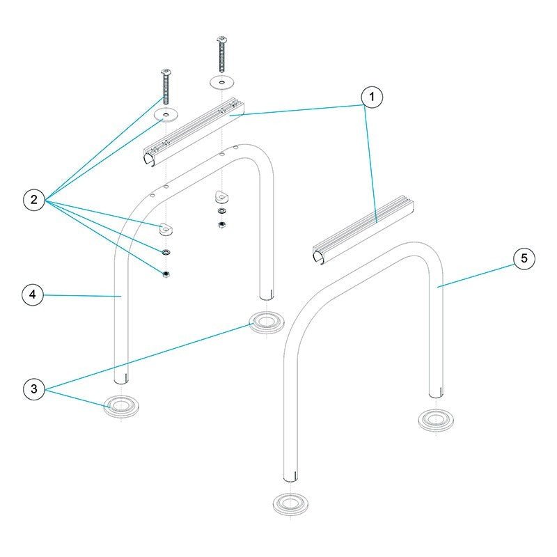 AstralPool - Soporte Para Plataforma - BricoandPool