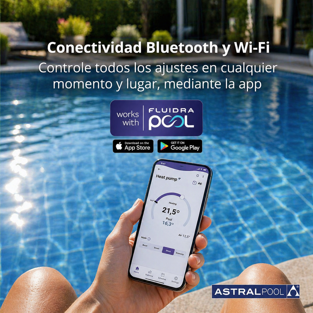 AstralPool Eco Elyo WiFi Bomba de calor para piscina