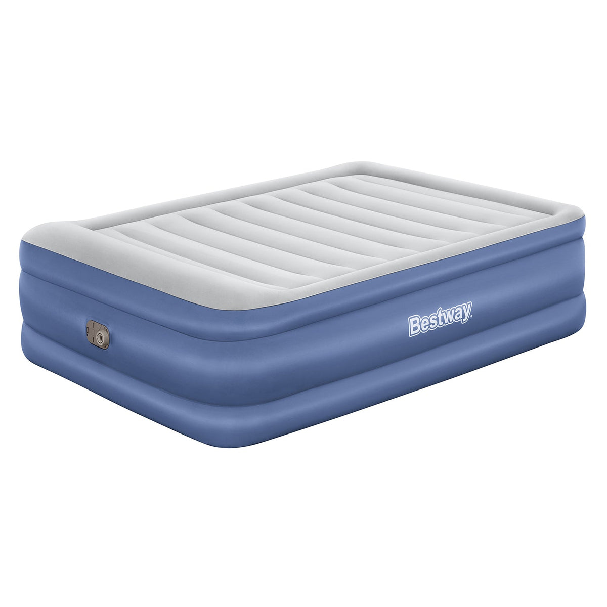 Bestway – Tritech luchtbed met ingebouwde pomp (203 × 152 × 61 cm) - BricoandPool