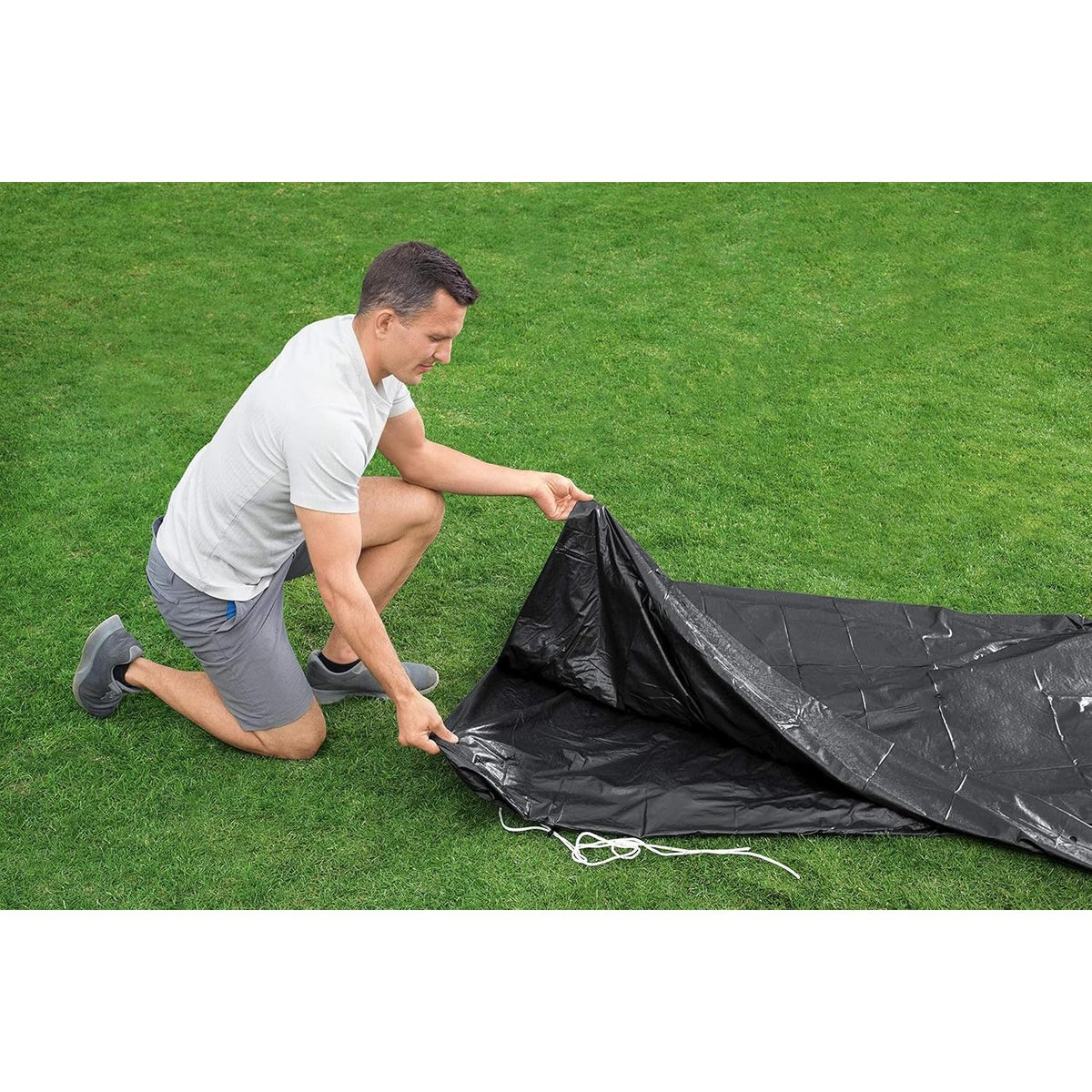 Bestway - Cobertor de invierno circular para piscina desmontable - BricoandPool