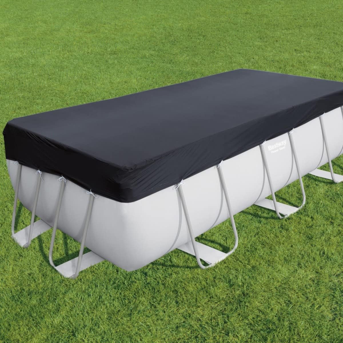Bestway - Cobertor de invierno rectangular para piscina desmontable - BricoandPool