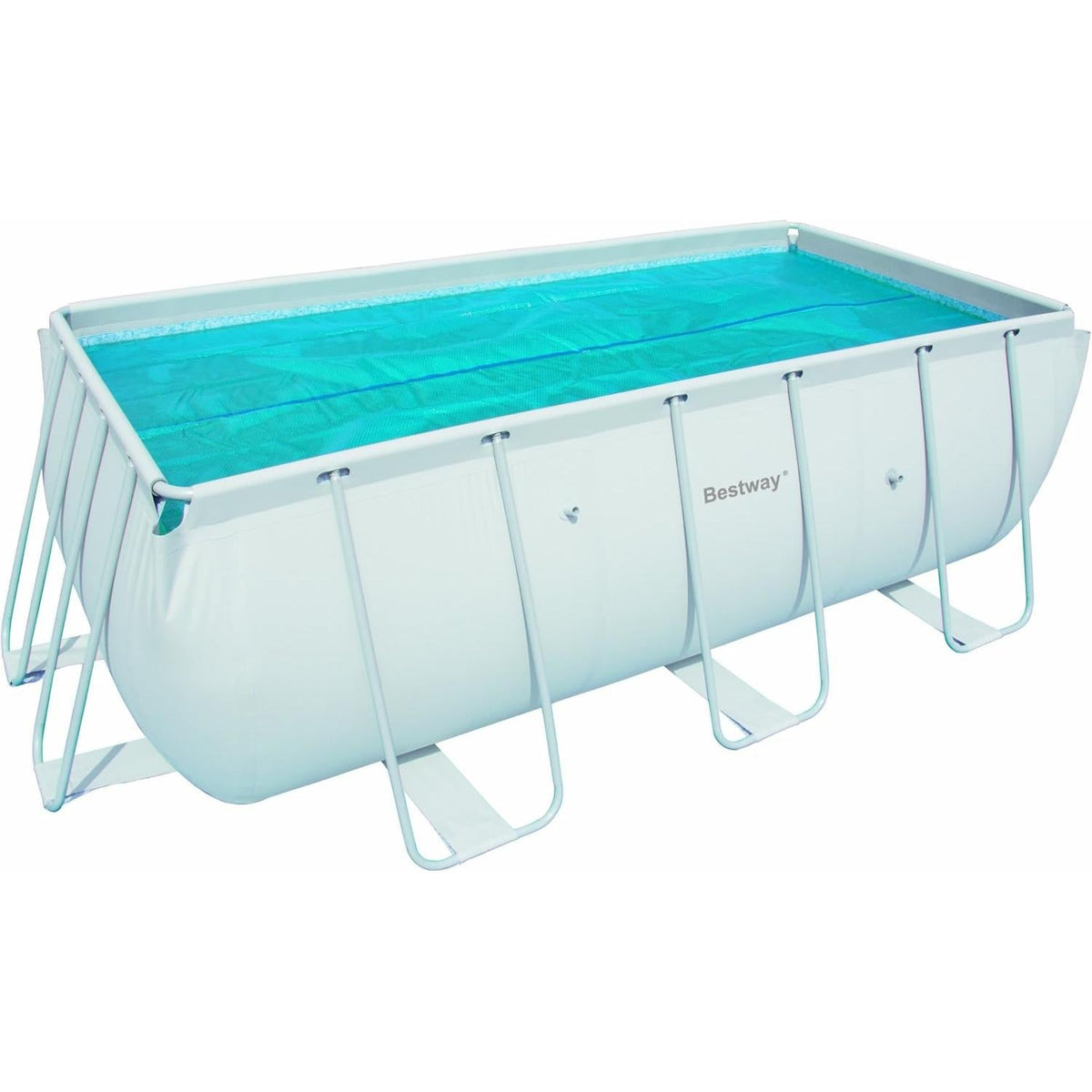 Bestway - Cobertor de verano rectangular para piscina elevada - BricoandPool