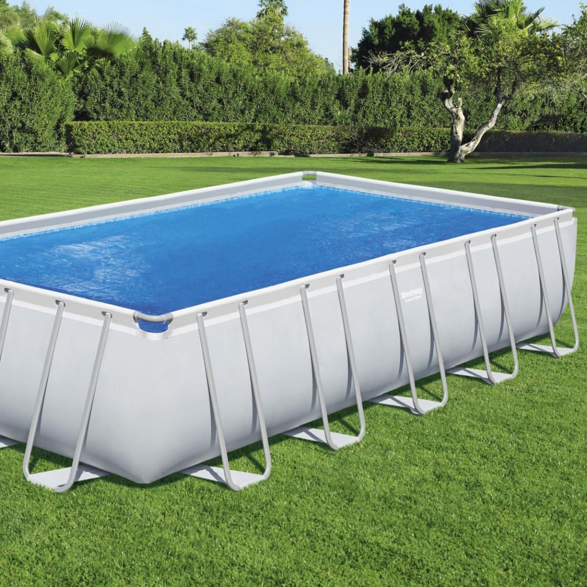 Bestway - Cobertor de verano rectangular para piscina elevada - BricoandPool