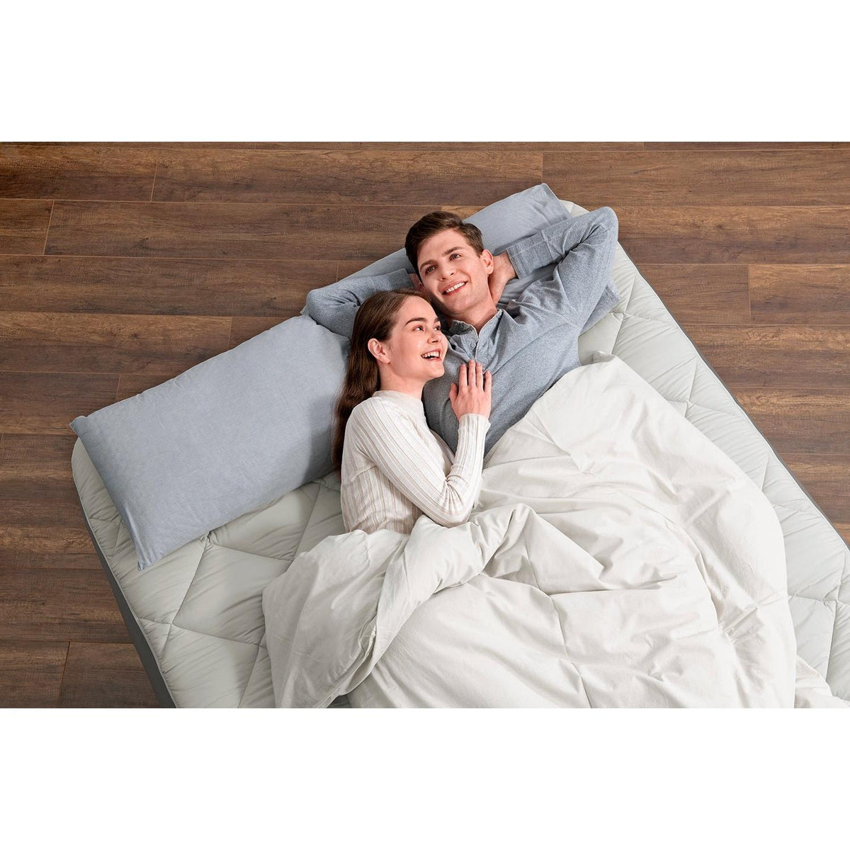 Bestway – Colchón hinchable Tough guard/Fortech con funda con cremallera y bomba eléctrica integrada - BricoandPool
