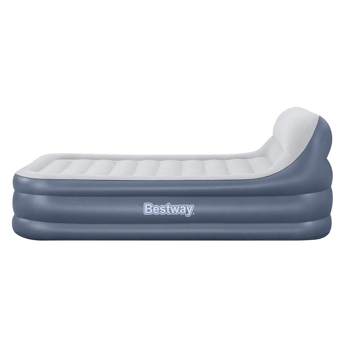 Bestway – Colchón hinchable Tritech SleekFlow con respaldo y bomba eléctrica integrada - BricoandPool