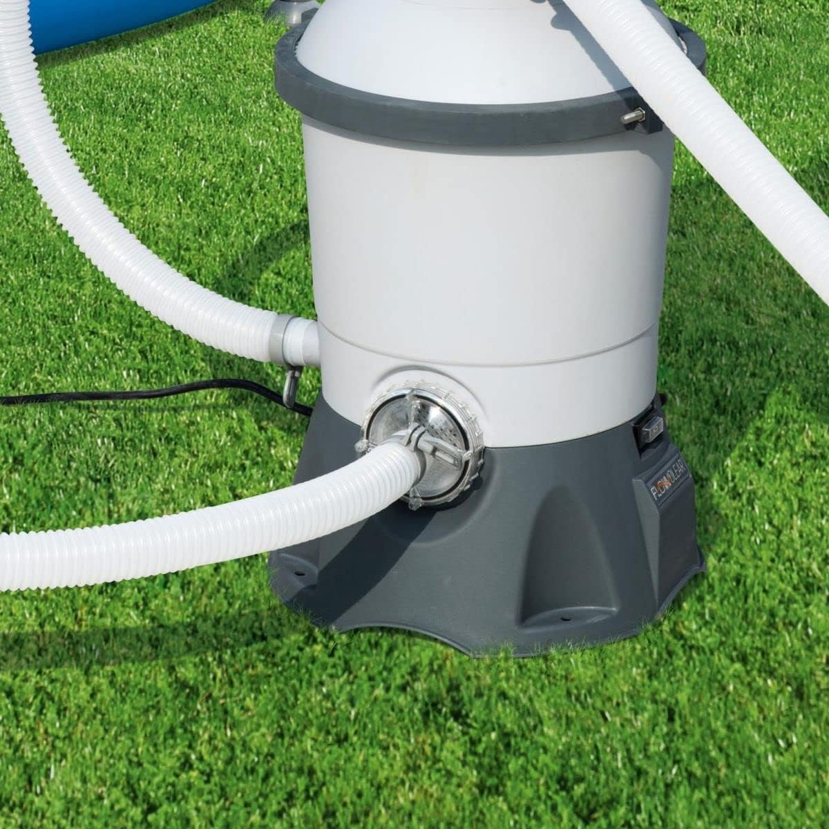 Bestway – Flowclear depuradora de arena (3.028 L/h) para piscinas elevadas - BricoandPool