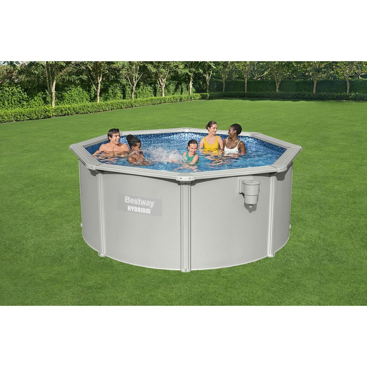 Bestway – Piscina circular elevada de acero Hydrium (305 × 120 cm) - BricoandPool