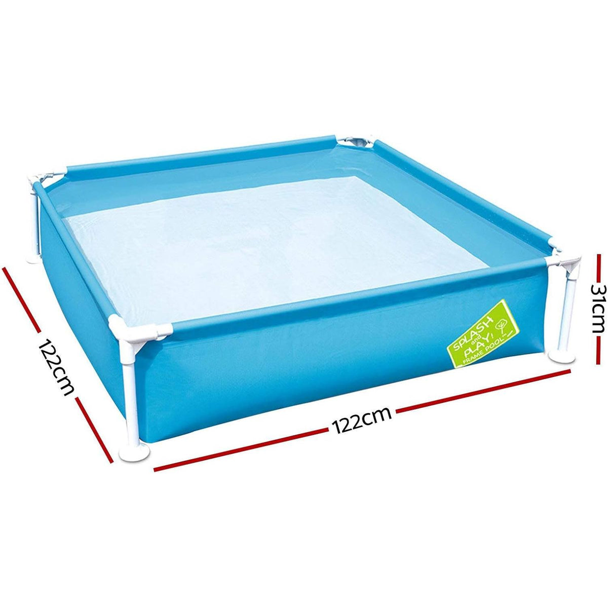 Bestway – Opzetzwembad My First Frame (122 × 122 × 30,5 cm) - BricoandPool
