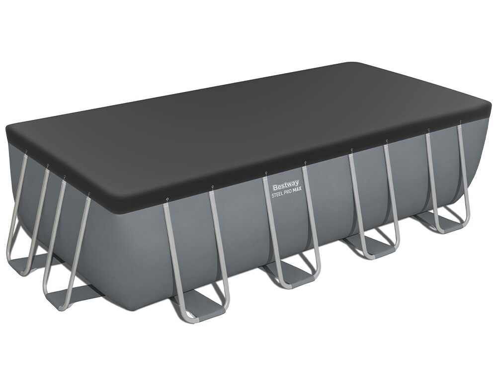 Bestway – piscine hors sol rectangulaire Power Steel (549 × 274 × 122 cm)