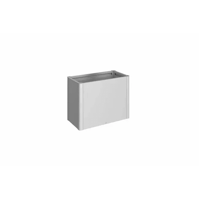 Biohort – Huerto urbano elevado de metal en color Plata metálica - BricoandPool