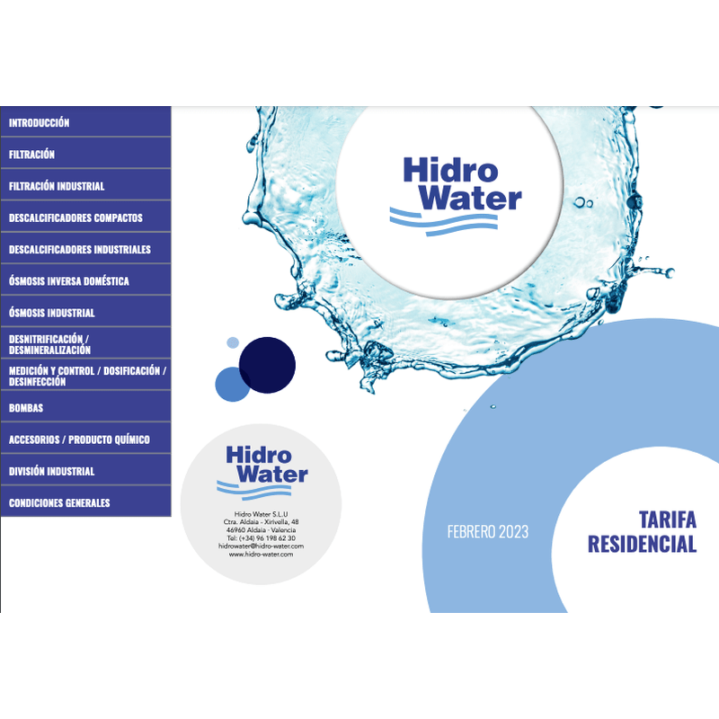 Catalogus Hidrowater 2025 - BricoandPool