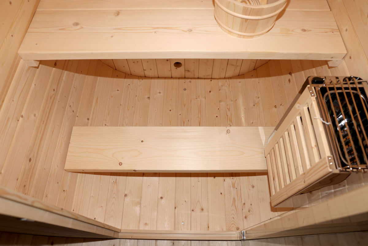 Sauna Exterior Cubo Jardín 2 Personas