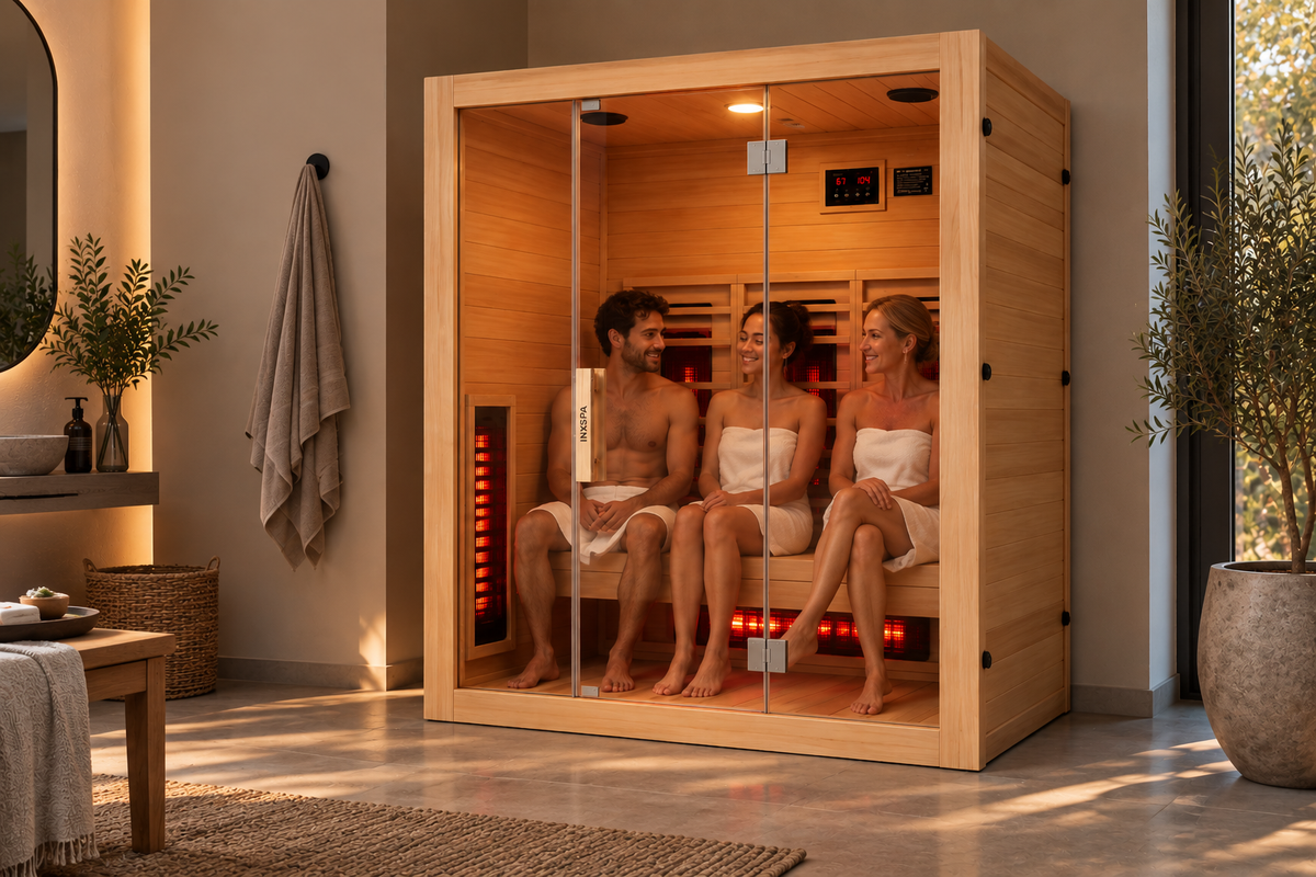 Sauna infrarouge pour la maison 3 places - ambiance