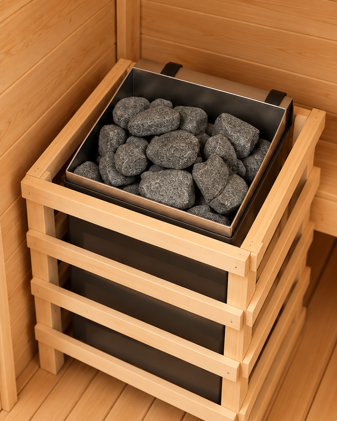 Sauna finlandais pour la maison 2 places - détail