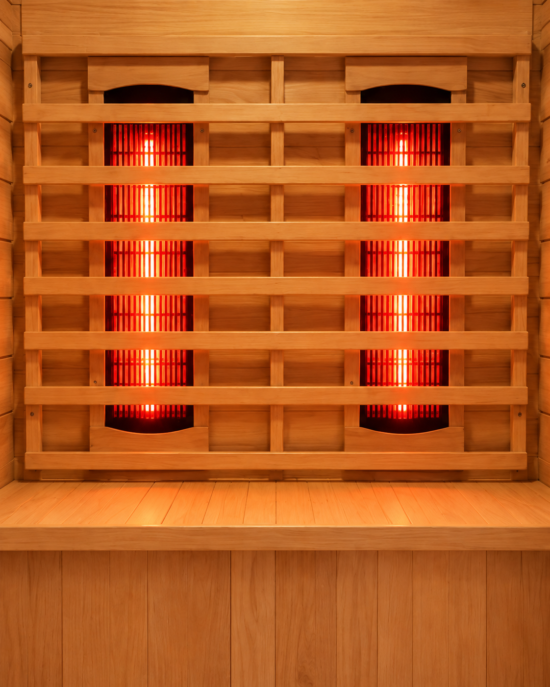 Sauna de infravermelhos para casa 2 pessoas - detalhe